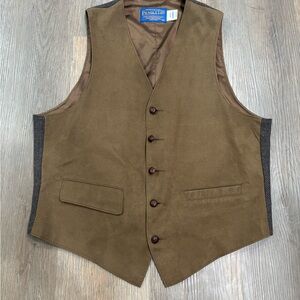 Pendleton Brown Wool Vest